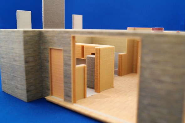 3D printed architecture model presentation