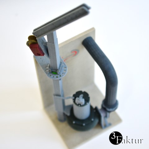 Farb-3D-Druck (Colorjet) Maschinenmodell