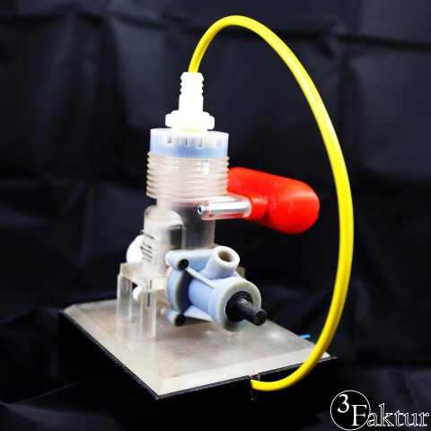 Polyjet 3D printed prototype pump
