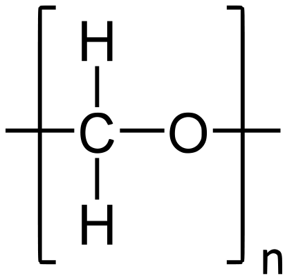 Strukturformel Polyoxymethylen