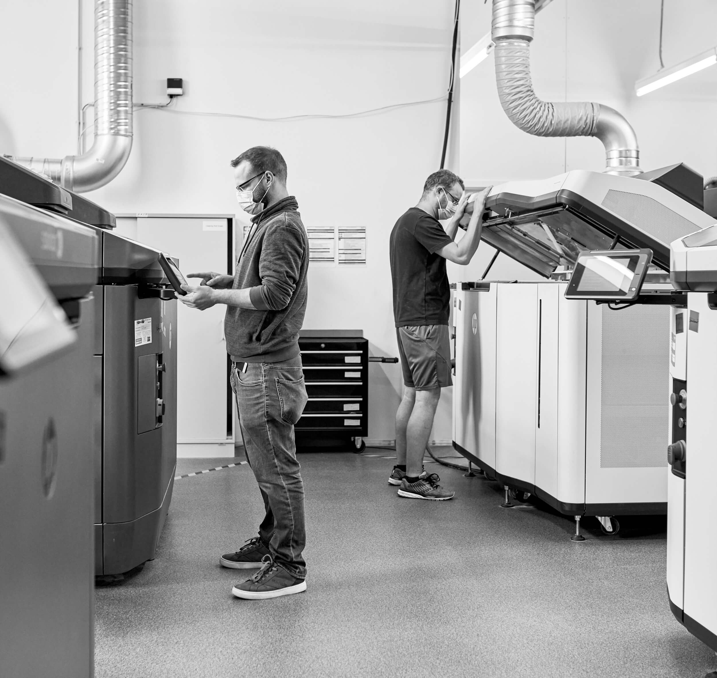 3D printer in 3Faktur manufacturing